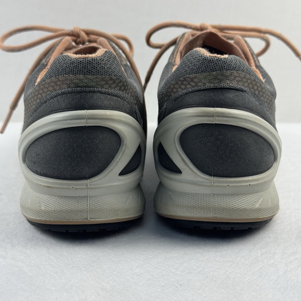 ECCO Biom Fjuel Racer Cross Trainer Sneakers Dark Shadow Peach Womens EU 38 US 7 - Picture 4 of 11